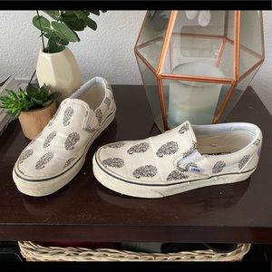 Madewell x Vans Paisley Slip-ons
